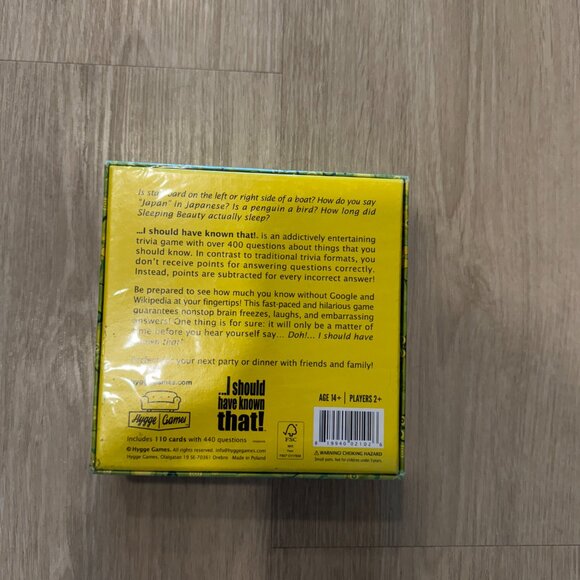 I Should Have Known That! Trivia Game • New & Sealed • Party & Family Fun - Picture 5 of 5